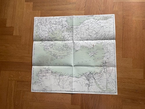 Carta militare mediterraneo - carta,