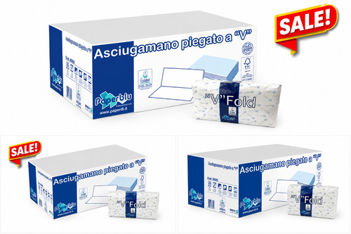Asciugamani carta piegati - asciugamani,