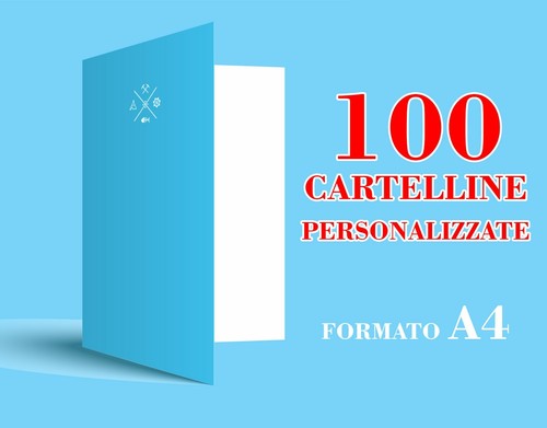100 cartelline personalizzate - 100,