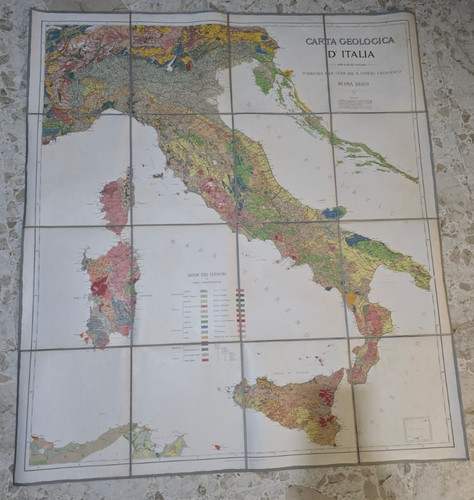 Carta geologica italia - geologica, d'italia