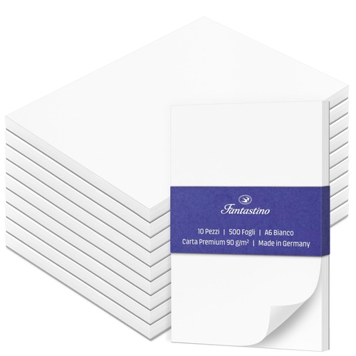 Block notes bianco - block, pezzi