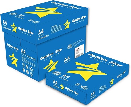 Golden star carta premium per - golden,